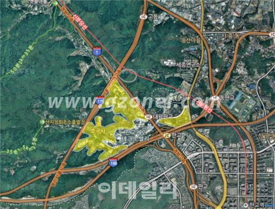 성남 금토지구 조감도 — 경기 성남시 토지 분양 3.3㎡당 800만원~1,200만원 LH 시공